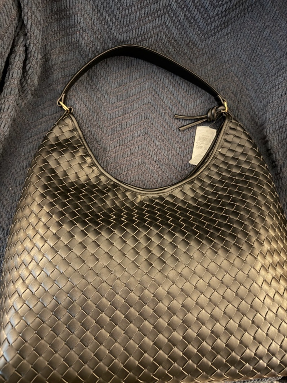 On 34th Joenii Extra Large Black Hobo Bag